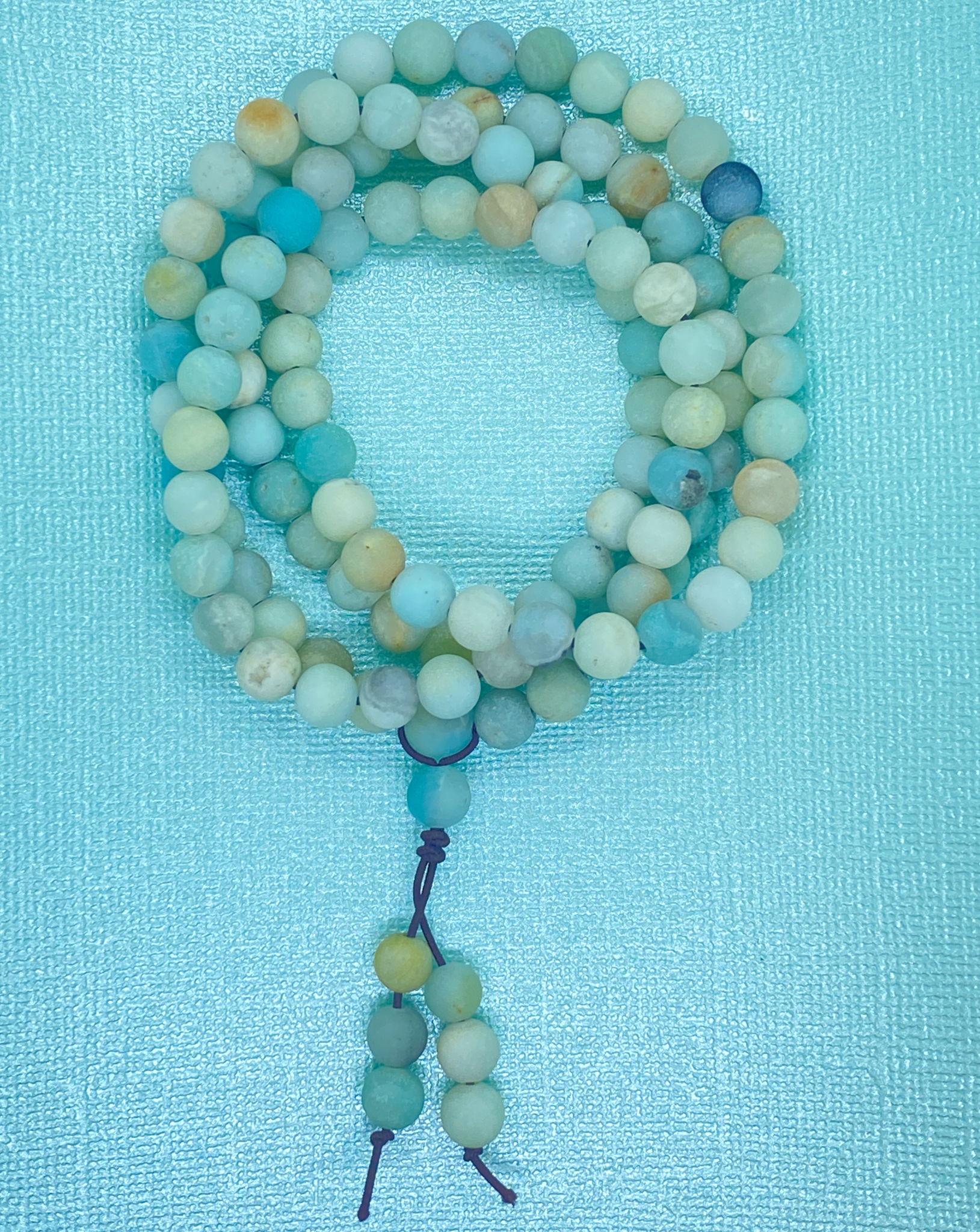 Amazonite 108 Mala Buddhist Prayer Beads