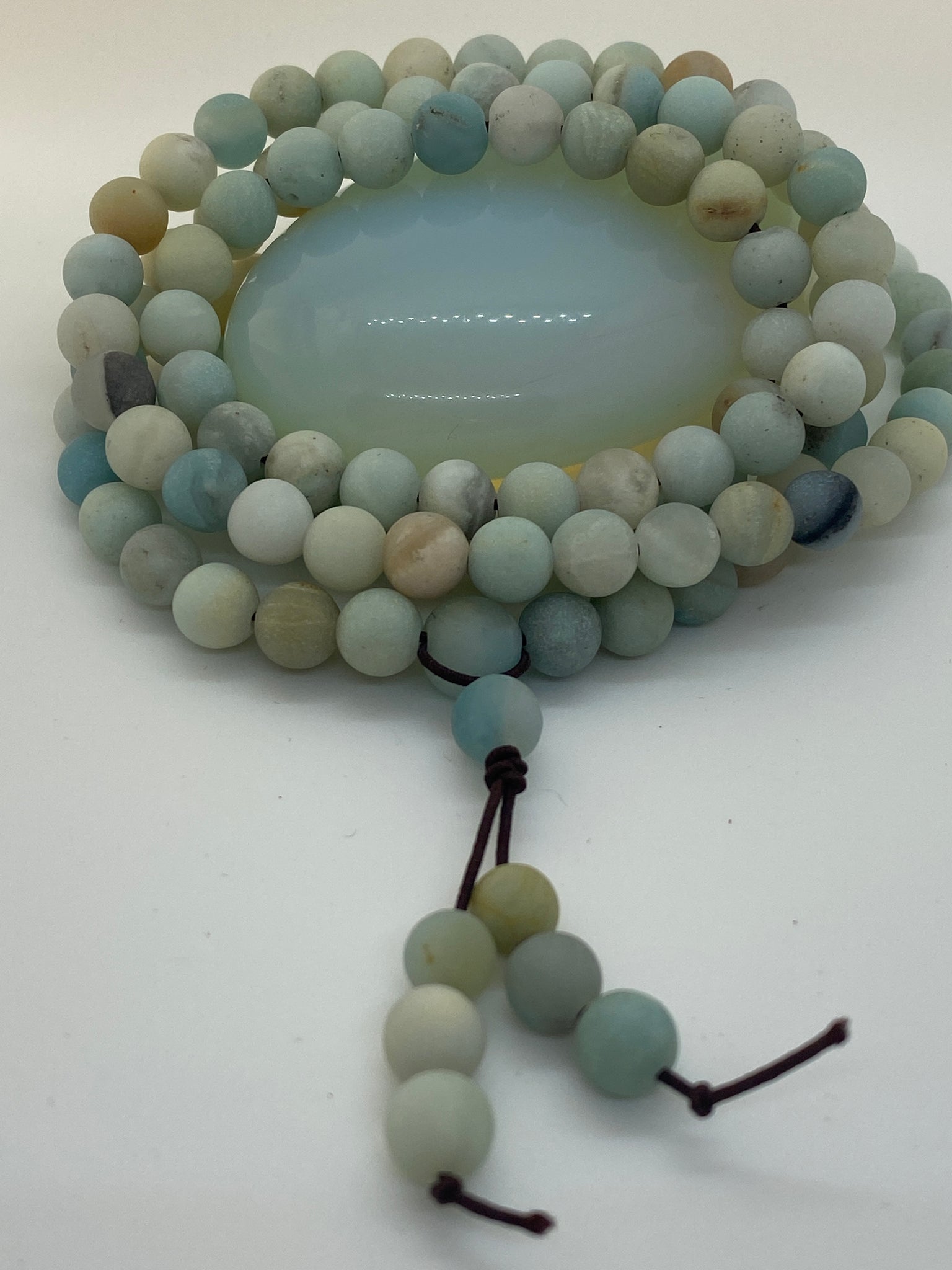 108 Amazonite Mala Buddhist Prayer Beads