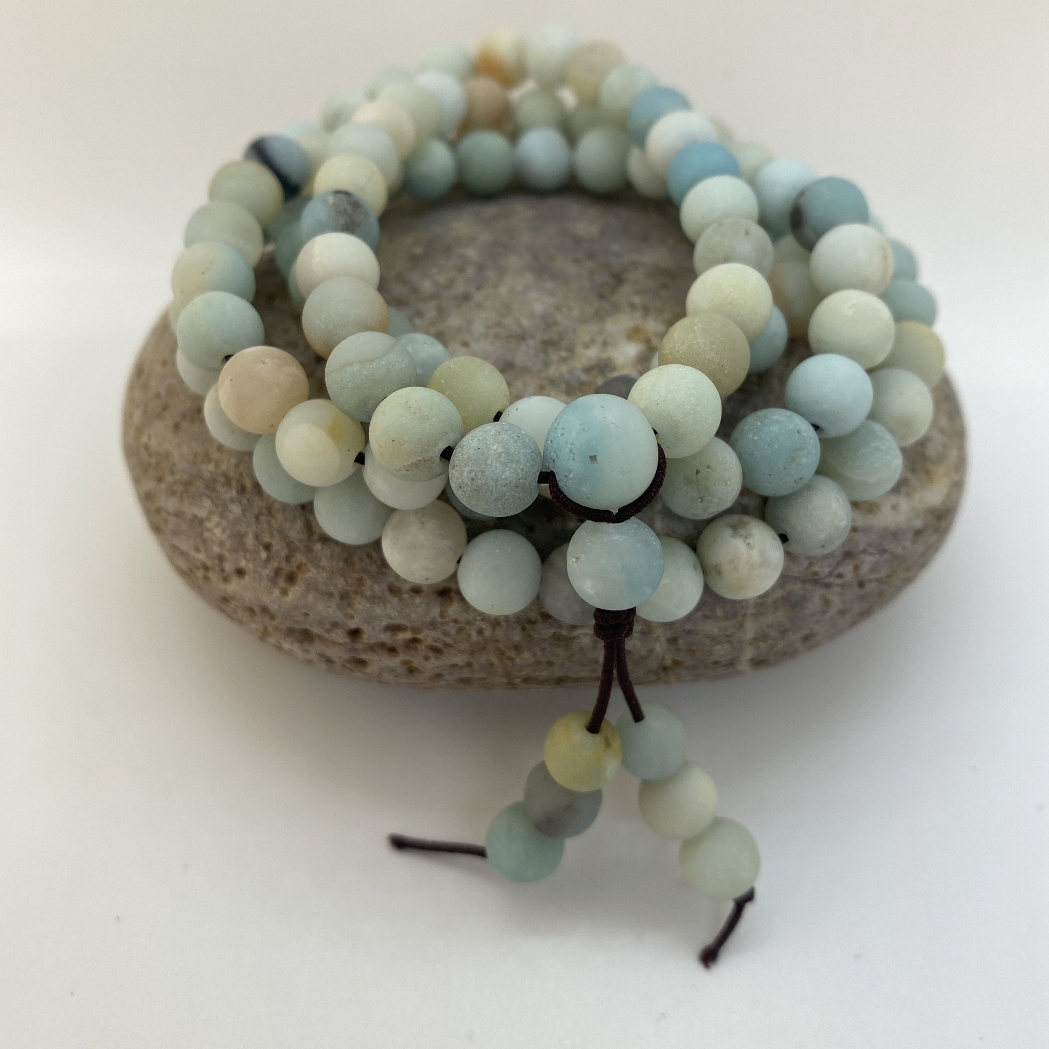 Amazonite 108 Mala Buddhist Prayer Beads