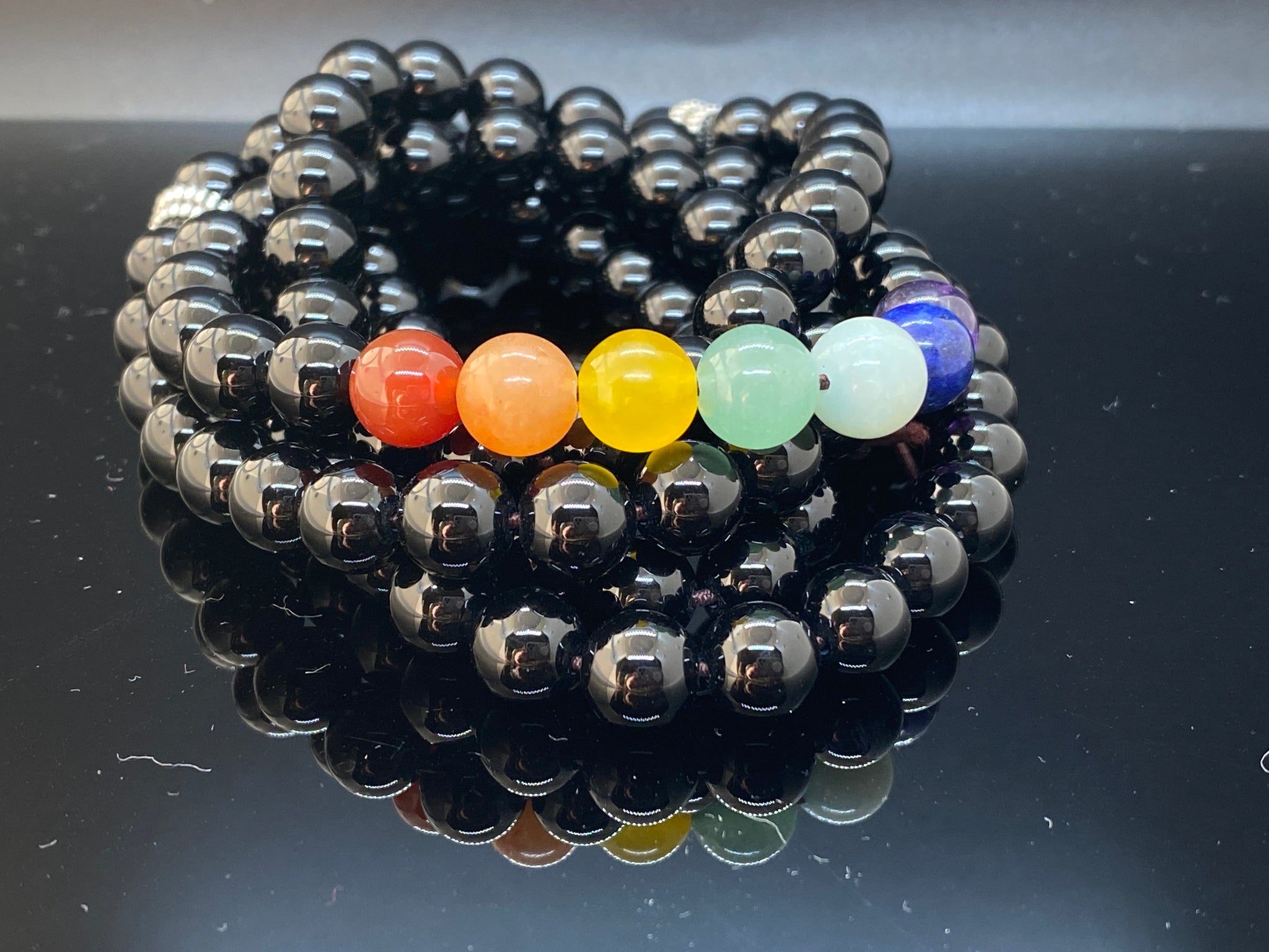 8mm Mala 7 Chakra Prayer Beads