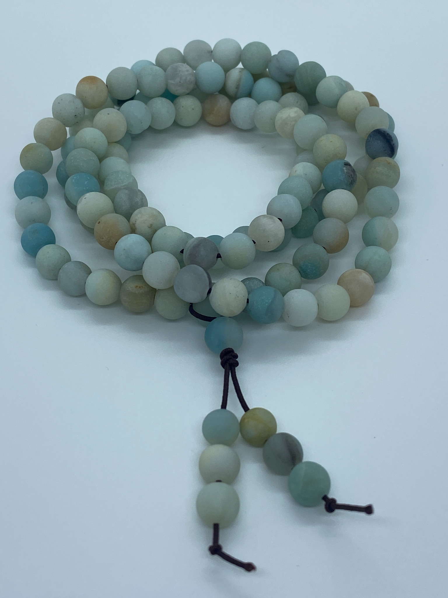 Amazonite 108 Mala Buddhist Prayer Beads